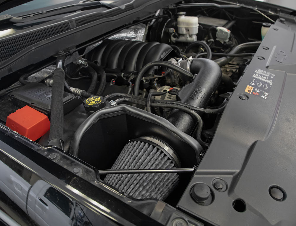 K&N 30-3082 Performance Air Intake System for Select Cadillac Escalade, Cadillac Escalade ESV, Chevrolet Silverado 1500, Chevrolet Silverado LD, Chevrolet Suburban, Chevrolet Tahoe, GMC Sierra, GMC Sierra 1500, GMC Sierra Limited, GMC Yukon, GMC Yukon XL