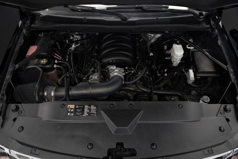 K&N 30-3082 Performance Air Intake System for Select Cadillac Escalade, Cadillac Escalade ESV, Chevrolet Silverado 1500, Chevrolet Silverado LD, Chevrolet Suburban, Chevrolet Tahoe, GMC Sierra, GMC Sierra 1500, GMC Sierra Limited, GMC Yukon, GMC Yukon XL