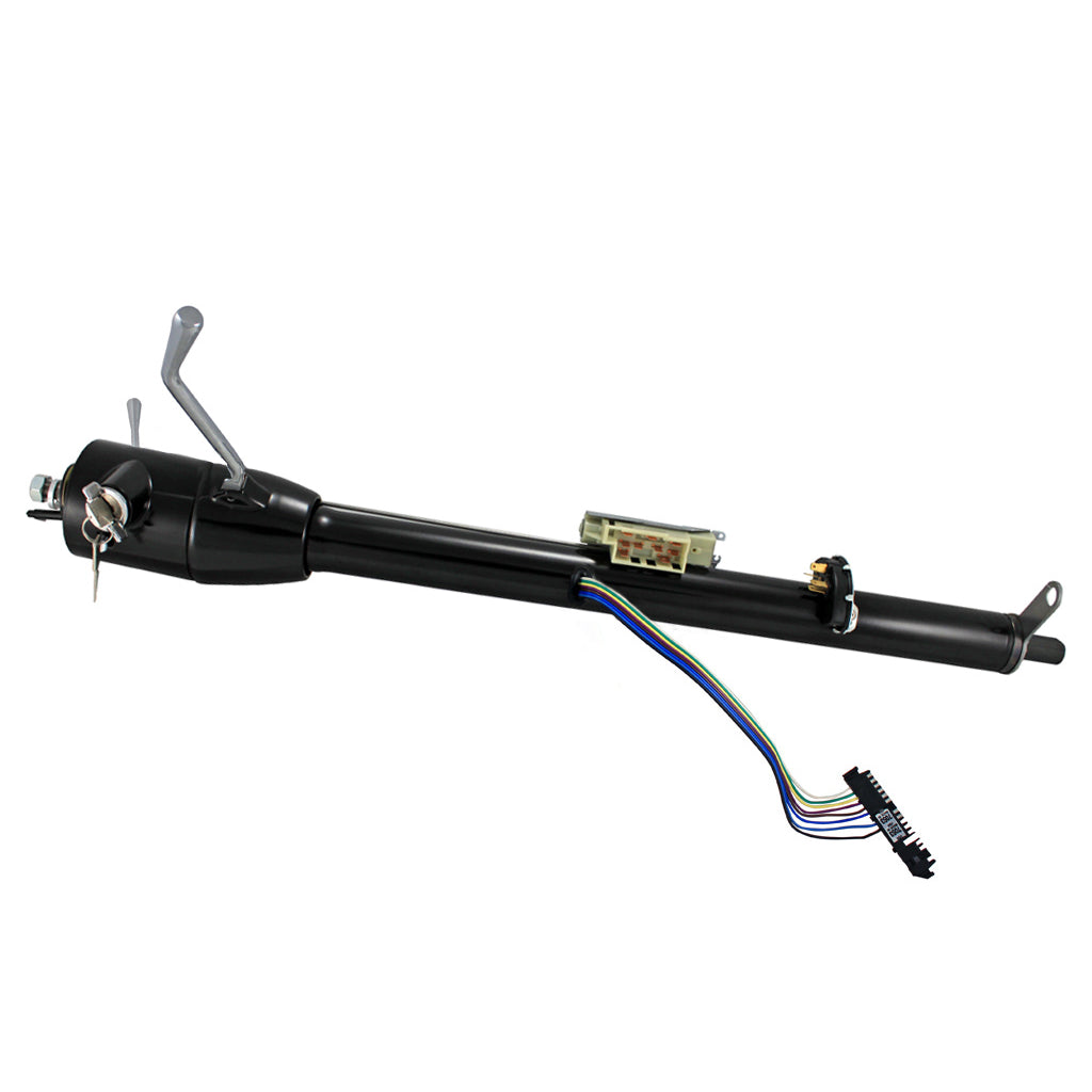 30-Column-Shift-Key-Column-With-34--36-Shaft---Black-Powdercoat