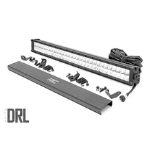 Load image into Gallery viewer, 30-Inch-Cree-Led-Light-Bar-Dual-Row-Chrome-Series-W-Cool-White-Drl-Rough-Country