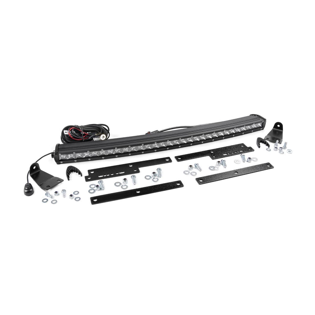 30-Inch-Curved-Cree-Led-Grille-Kit-Single-Row-14-18-SilveradoSierra-1500-Rough-Country