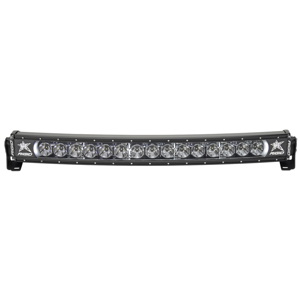 30-Inch-Led-Light-Bar-Single-Row-Curved-White-Backlight-Radiance-Plus-Rigid-Industries