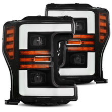 Load image into Gallery viewer, ~(30-Lbs.-22X22x19)~-Projector-Headlights-Plank-Style-Design-Matte-Black-W-Activation-Sequential-Signal-Ford-F-250-2017-2019
