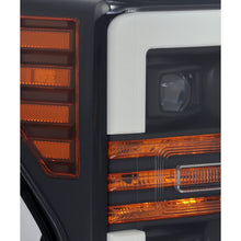 Load image into Gallery viewer, ~(30-Lbs.-22X22x19)~-Projector-Headlights-Plank-Style-Design-Matte-Black-W-Activation-Sequential-Signal-Ford-F-250-2017-2019