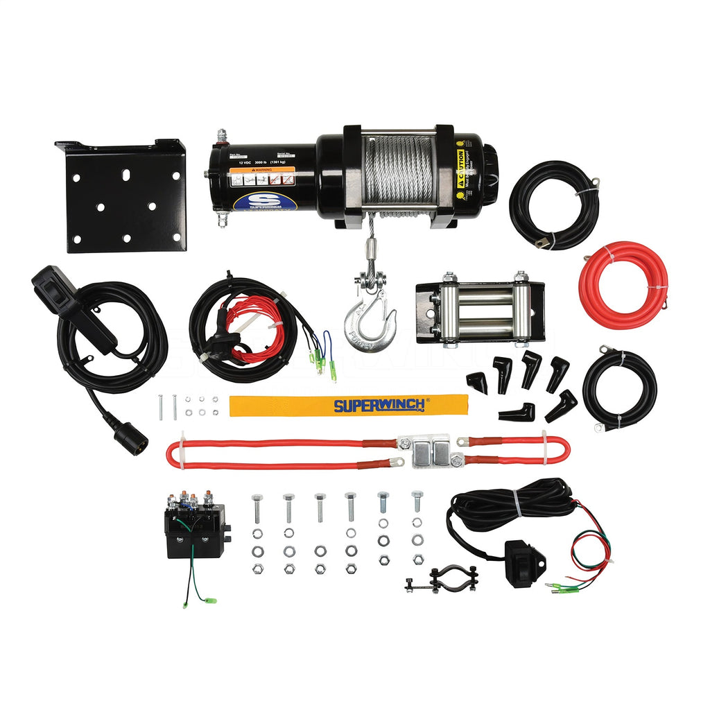 3000-Lbs-12V-Dc-316In-X-50Ft-Steel-Rope-Lt3000-Winch