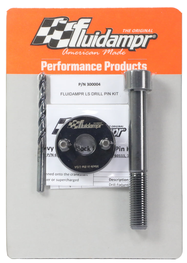 Fluidampr 300004 Harmonic Balancer Drill Pin Kit - GM/Chevy LS - Kit