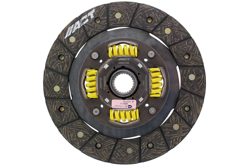 Advanced Clutch 3000105 ACT Performance Street Sprung Clutch Disc for Select Acura Integra, Honda CR-V, Honda Civic, Honda Civic del Sol, Honda Prelude