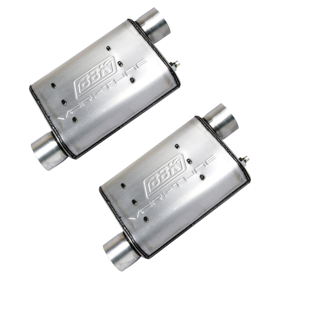 BBK Performance Parts 3002 1987-1993 MUSTANG GT ONLY VARITUNE FULL CAT BACK EXHAUST SYSTEM for Select Ford Mustang