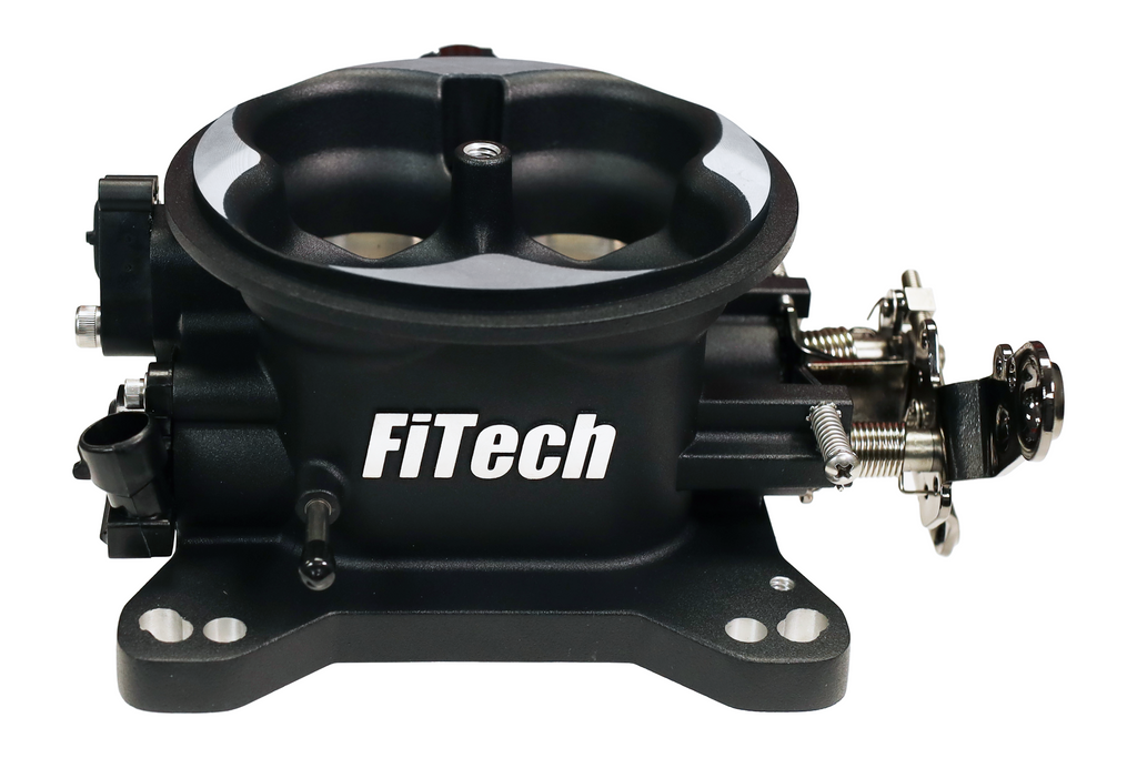FiTech Fuel Injection 30032 UNIVERSAL 4150 4BBL Throttle Body,  Black