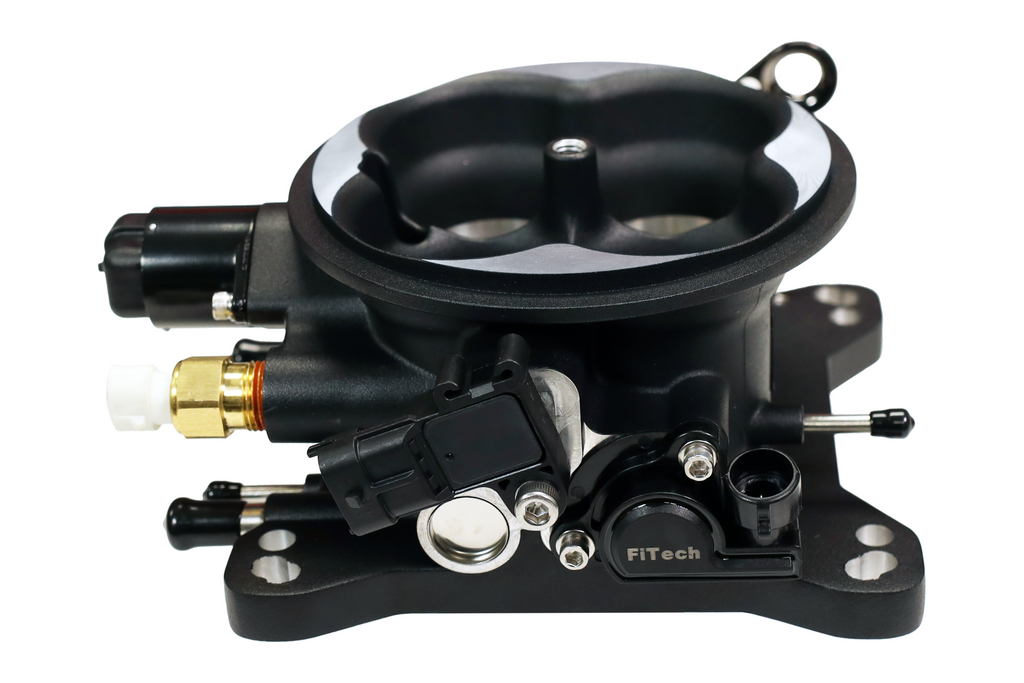 FiTech Fuel Injection 30032 UNIVERSAL 4150 4BBL Throttle Body,  Black