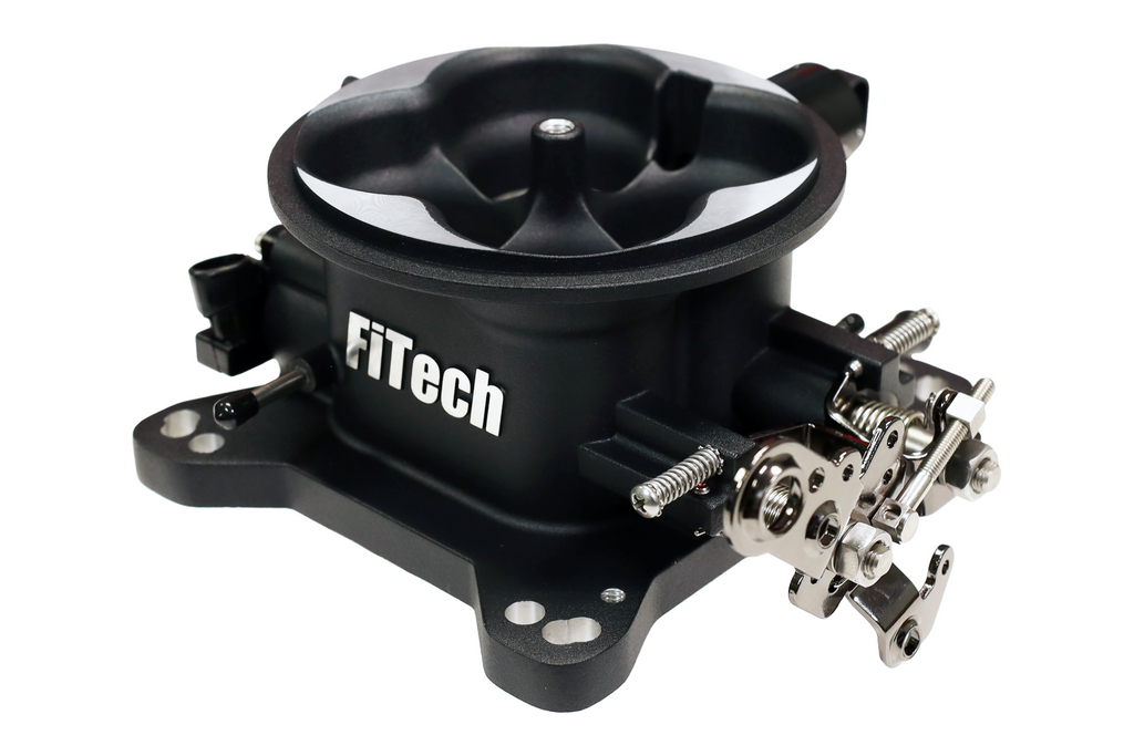 FiTech Fuel Injection 30032 UNIVERSAL 4150 4BBL Throttle Body,  Black