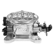 Load image into Gallery viewer, FiTech Fuel Injection 30033 Universal 4150 4BBL Throttle Body, Brilliant finish,  MAP sensor