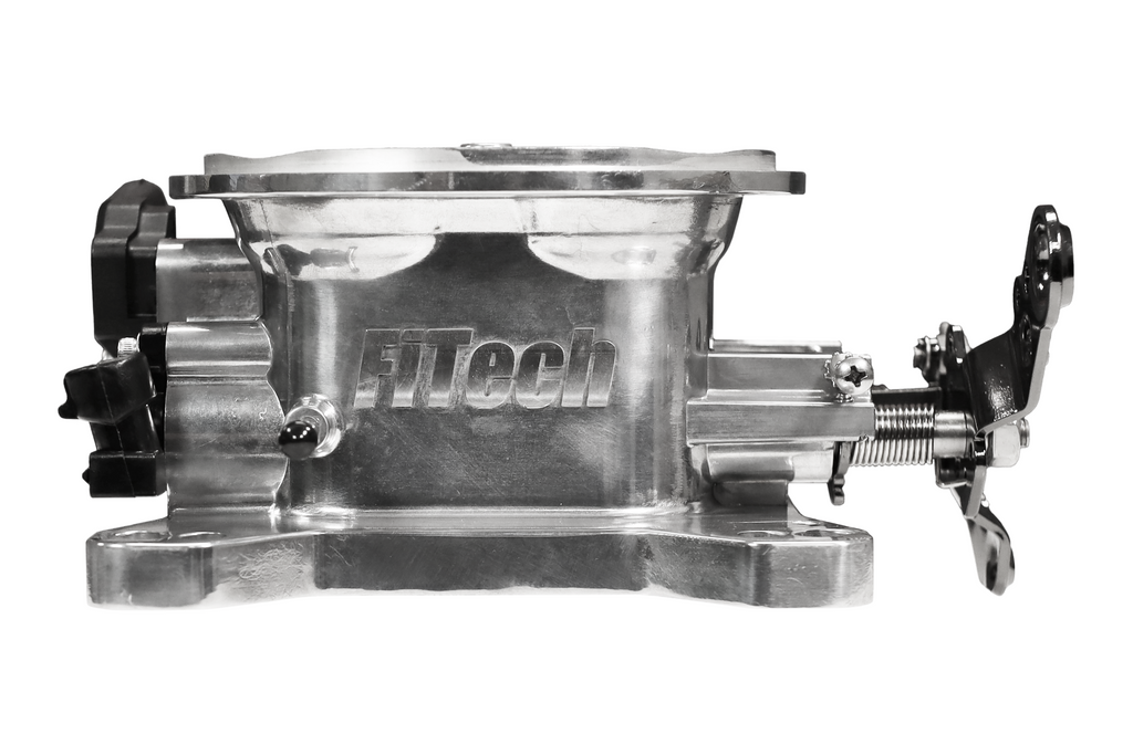 FiTech Fuel Injection 30035 Universal 4150 4BBL Throttle Body, Brilliant finish, TMAP sensor