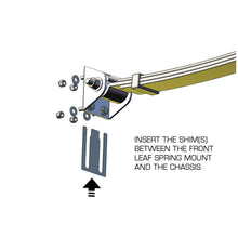 Load image into Gallery viewer, Hotchkis Performance 3003 Mopar Thrust Angle Shims for Hotchkis Sport Suspension Leaf Spring Kits for Select Dodge Challenger, Dodge Charger, Dodge Coronet, Plymouth Barracuda, Plymouth Belvedere, Plymouth Belvedere II, Plymouth Cuda, Plymouth GTX,