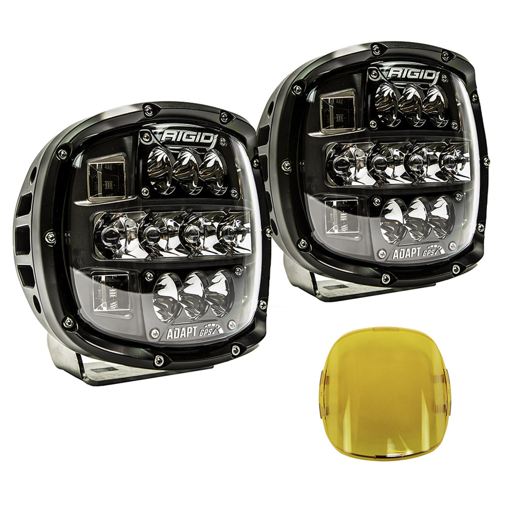 Rigid Industries 300415 RIGID Adapt XP Extreme Powersports LED Light; 3 Lighting Zones; GPS Module; Pair