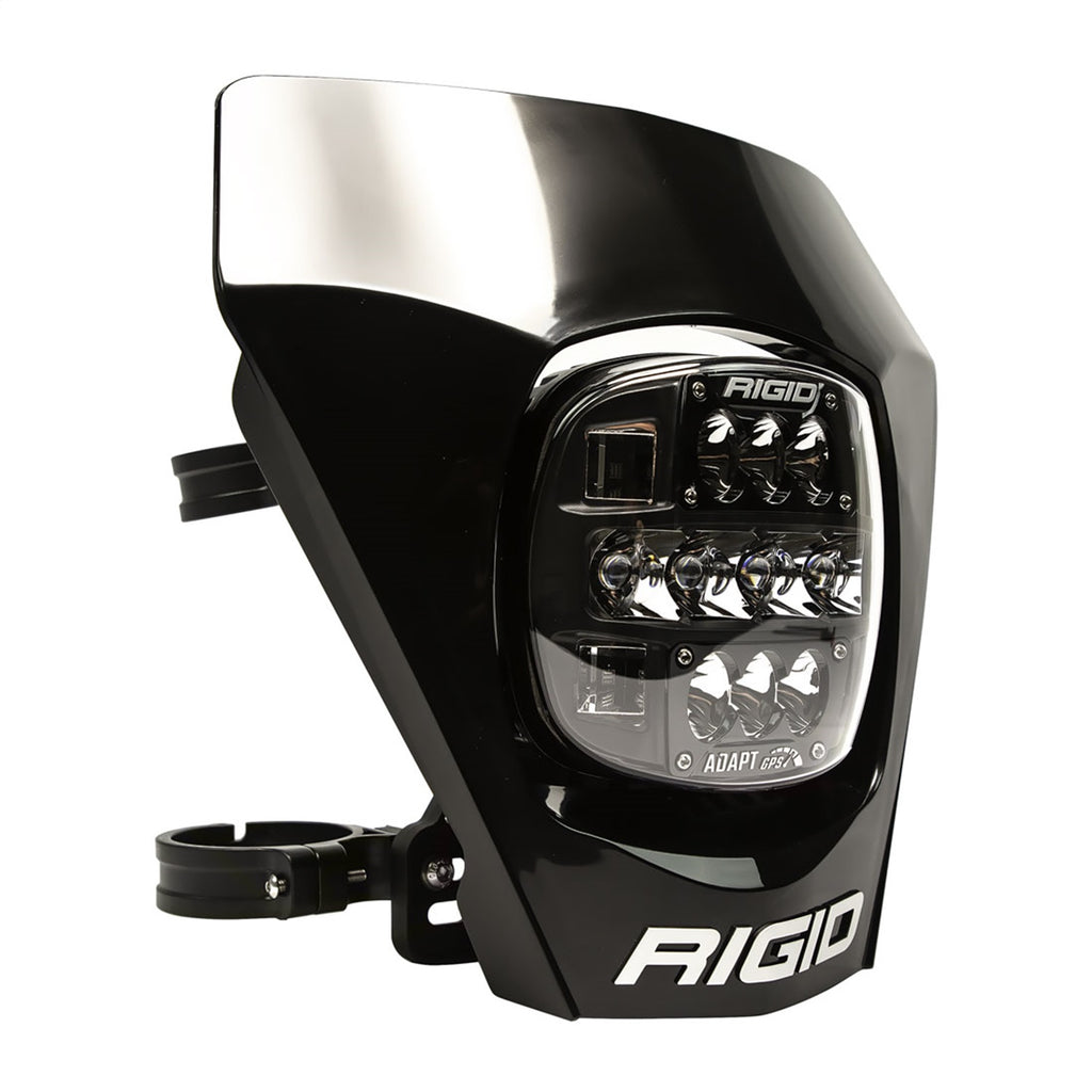 Rigid Industries 300418 RIGID Adapt XE Number Plate; Black ; Single