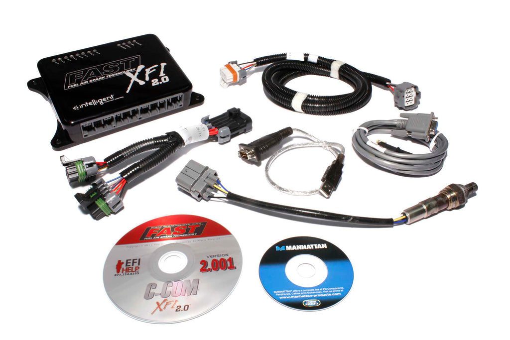 FAST 301006 XFI 2.0 ECU Kit w/ Traction Control and 16 Injector Control