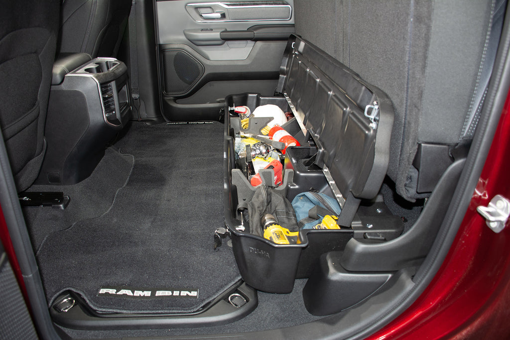 DU-HA 30120 DÜHA 30120 Lockbox Underseat Storage / Gun Case - Black for Select Ram