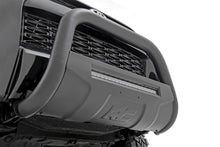 Load image into Gallery viewer, Rough Country B-T4081 Black Bull Bar w/ Integrated Black Series 20-inch LED Light Bar for Select Toyota 4Runner
