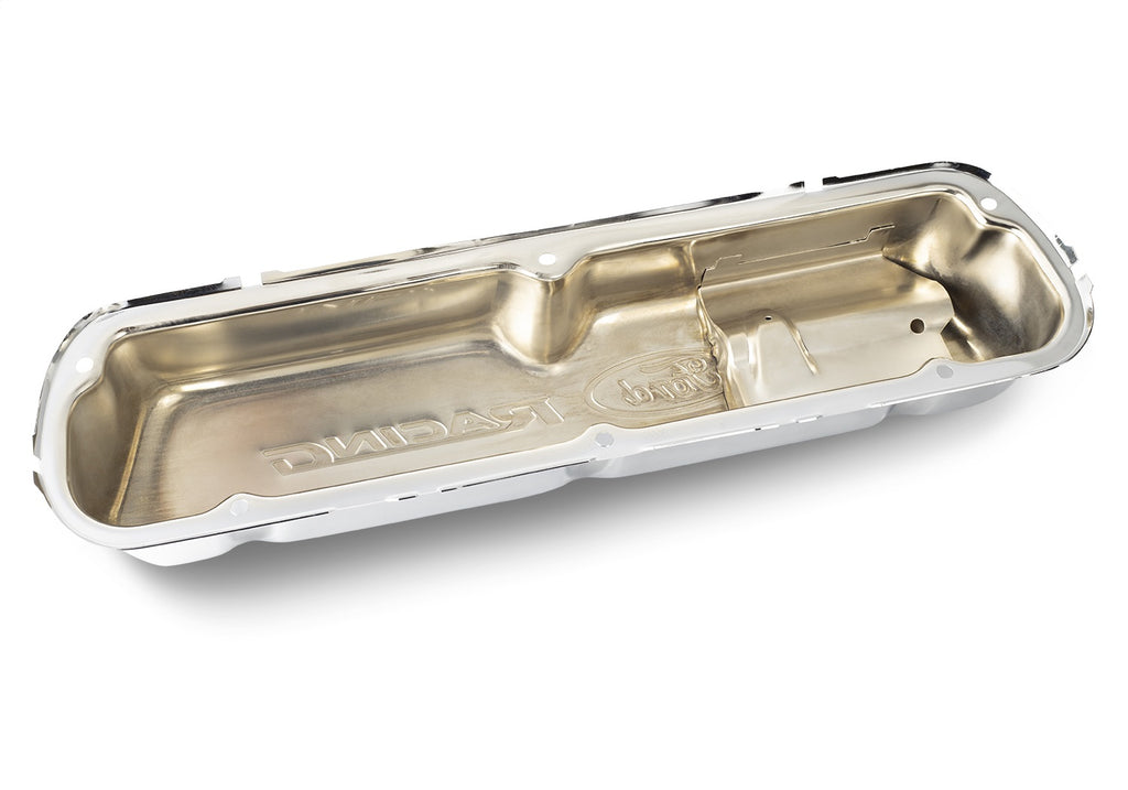 Ford Performance Parts 302-071 Ford Racing Logo Stamped Steel Valve Covers Chrome for Select Ford 300, Ford Bronco, Ford Country Sedan, Ford Country Squire, Ford Custom, Ford Custom 500, Ford E-100 Econoline, Ford E-100 Econoline Club Wagon, Ford E-150