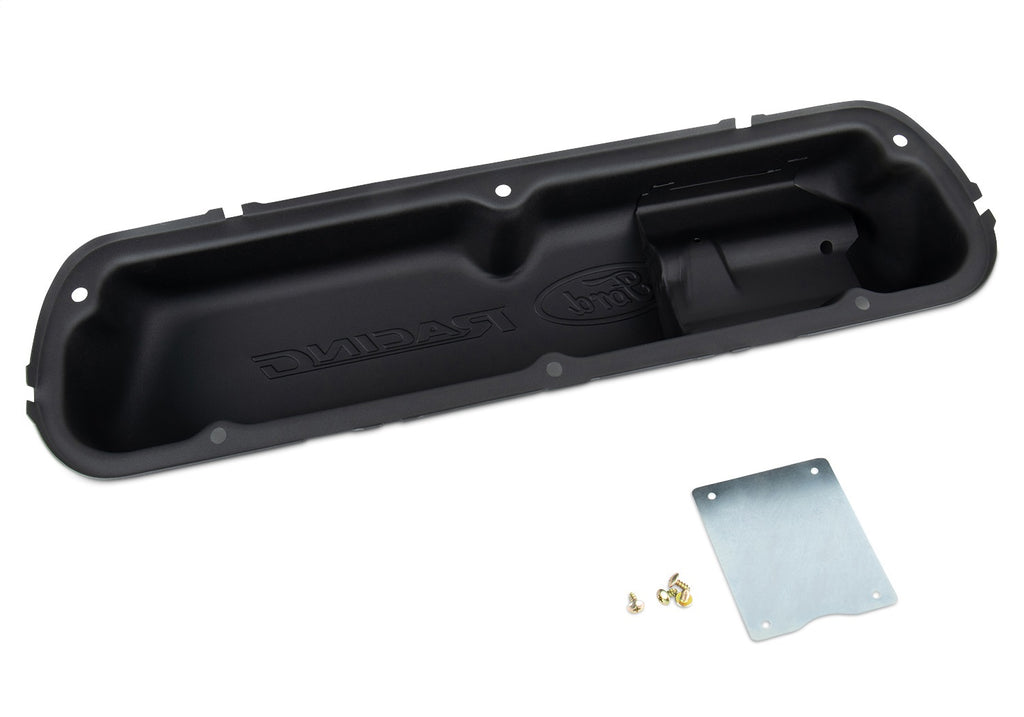 Ford Performance Parts 302-072 Ford Racing Logo Stamped Steel Valve Covers Black Crinkle Finish for Select Ford 300, Ford Bronco, Ford Country Sedan, Ford Country Squire, Ford Custom, Ford Custom 500, Ford E-100 Econoline, Ford E-100 Econoline Club