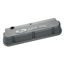 Load image into Gallery viewer, Ford Performance Parts 302-137 Ford Racing 289-351 Slant Edge Valve Cover Gray for Select Ford 300, Ford Bronco, Ford Country Sedan, Ford Country Squire, Ford Custom, Ford Custom 500, Ford E-100 Econoline, Ford E-100 Econoline Club Wagon, Ford E-150