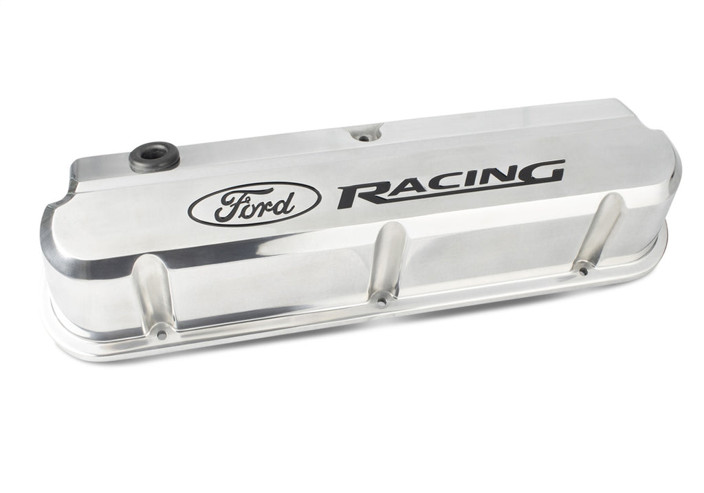 Ford Performance Parts 302-138 Ford Racing 289-351 Slant Edge Valve Cover Polished for Select Ford 300, Ford Bronco, Ford Country Sedan, Ford Country Squire, Ford Custom, Ford Custom 500, Ford E-100 Econoline, Ford E-100 Econoline Club Wagon, Ford E-150