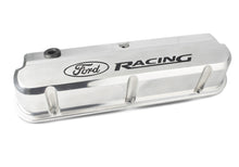 Load image into Gallery viewer, Ford Performance Parts 302-138 Ford Racing 289-351 Slant Edge Valve Cover Polished for Select Ford 300, Ford Bronco, Ford Country Sedan, Ford Country Squire, Ford Custom, Ford Custom 500, Ford E-100 Econoline, Ford E-100 Econoline Club Wagon, Ford E-150