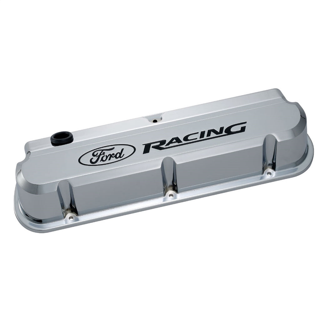 Ford Performance Parts 302-139 Ford Racing 289-351 Slant Edge Valve Cover Chrome for Select Ford 300, Ford Bronco, Ford Country Sedan, Ford Country Squire, Ford Custom, Ford Custom 500, Ford E-100 Econoline, Ford E-100 Econoline Club Wagon, Ford E-150