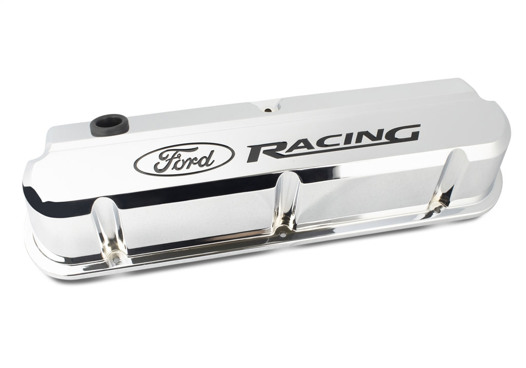 Ford Performance Parts 302-139 Ford Racing 289-351 Slant Edge Valve Cover Chrome for Select Ford 300, Ford Bronco, Ford Country Sedan, Ford Country Squire, Ford Custom, Ford Custom 500, Ford E-100 Econoline, Ford E-100 Econoline Club Wagon, Ford E-150