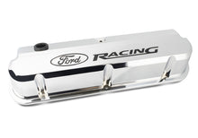 Load image into Gallery viewer, Ford Performance Parts 302-139 Ford Racing 289-351 Slant Edge Valve Cover Chrome for Select Ford 300, Ford Bronco, Ford Country Sedan, Ford Country Squire, Ford Custom, Ford Custom 500, Ford E-100 Econoline, Ford E-100 Econoline Club Wagon, Ford E-150