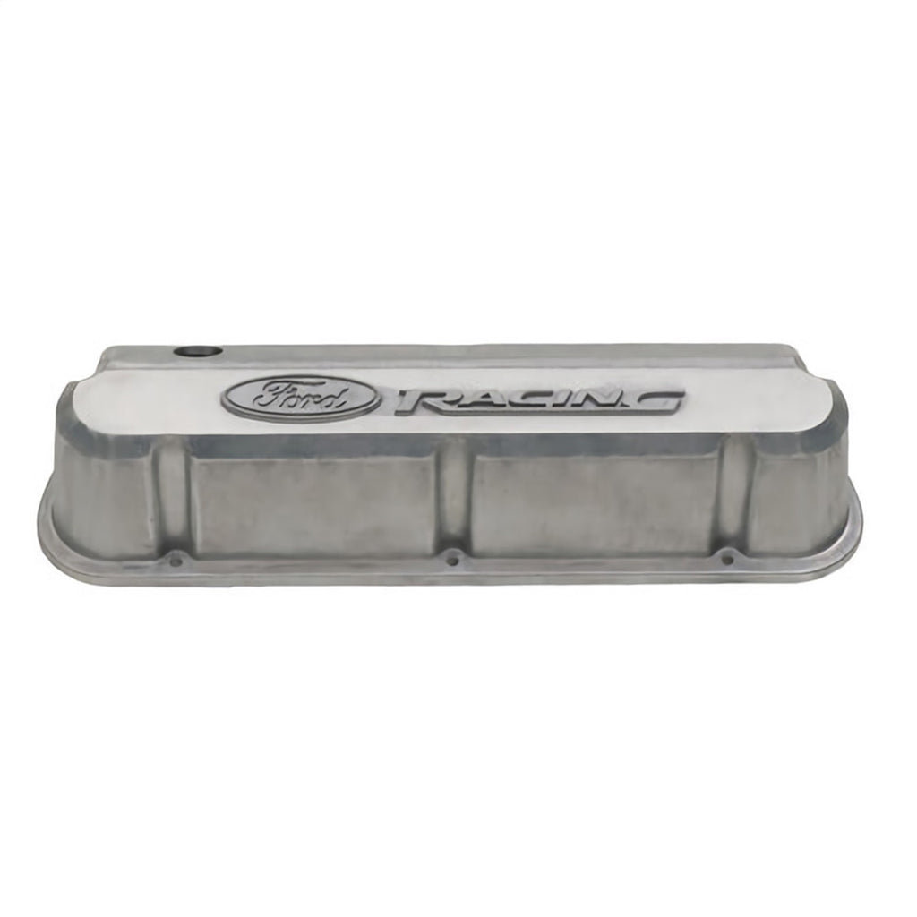 Ford Performance Parts 302-146 Slant Edge Valve Covers, Bare With Ford Racing Logo-Ready For Finishing for Select Ford 300, Ford Bronco, Ford Country Sedan, Ford Country Squire, Ford Custom, Ford Custom 500, Ford E-100 Econoline, Ford E-100 Econoline
