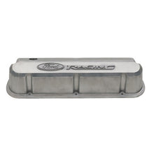 Load image into Gallery viewer, Ford Performance Parts 302-146 Slant Edge Valve Covers, Bare With Ford Racing Logo-Ready For Finishing for Select Ford 300, Ford Bronco, Ford Country Sedan, Ford Country Squire, Ford Custom, Ford Custom 500, Ford E-100 Econoline, Ford E-100 Econoline