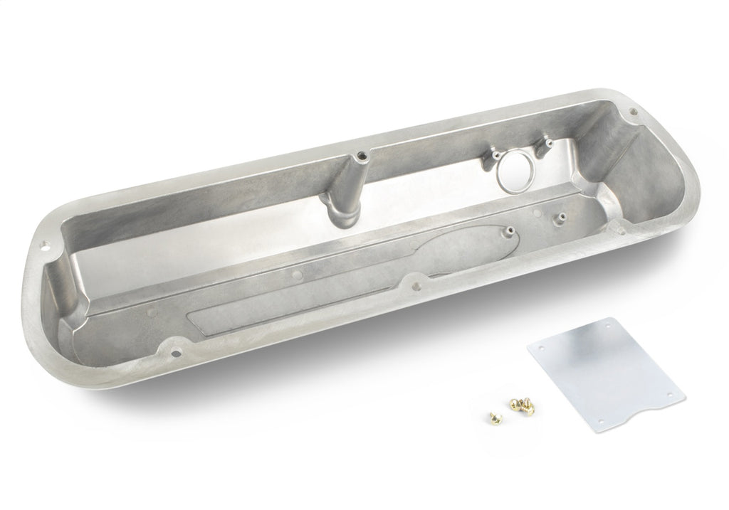 Ford Performance Parts 302-146 Slant Edge Valve Covers, Bare With Ford Racing Logo-Ready For Finishing for Select Ford 300, Ford Bronco, Ford Country Sedan, Ford Country Squire, Ford Custom, Ford Custom 500, Ford E-100 Econoline, Ford E-100 Econoline
