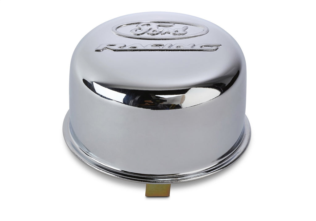 Ford Performance Parts 302-200 Ford Racing Logo Air Breather Cap: Twist Type Chrome for Select Ford Mustang
