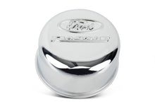 Load image into Gallery viewer, Ford Performance Parts 302-215 Ford Racing Logo Air Breather Cap: Push-In Type Chrome for Select Ford Mustang