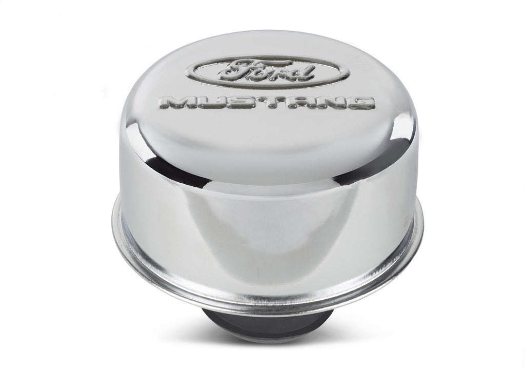 Ford Performance Parts 302-220 Ford Mustang Logo Air Breather Cap-Chrome for Select Ford Mustang