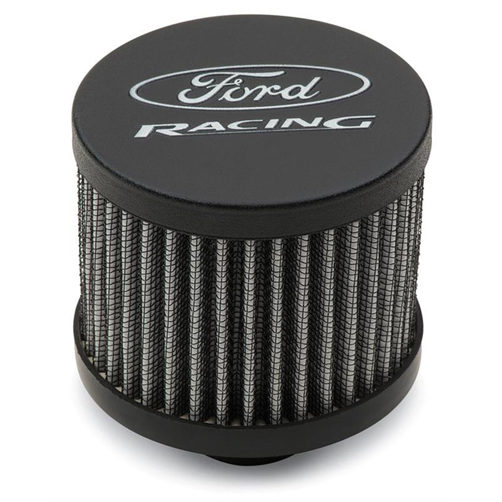 Ford Performance Parts 302-234 Ford Racing Breather-Black Crinkle Finish-Unshielded for Select Ford Mustang