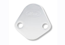 Load image into Gallery viewer, Ford Performance Parts 302-290 Ford Logo Fuel Pump Blockoff Plate: Chrome for Select Ford 300, Ford Bronco, Ford Country Sedan, Ford Country Squire, Ford Custom, Ford Custom 500, Ford E-100 Econoline, Ford E-100 Econoline Club Wagon, Ford E-150
