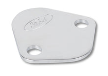 Load image into Gallery viewer, Ford Performance Parts 302-290 Ford Logo Fuel Pump Blockoff Plate: Chrome for Select Ford 300, Ford Bronco, Ford Country Sedan, Ford Country Squire, Ford Custom, Ford Custom 500, Ford E-100 Econoline, Ford E-100 Econoline Club Wagon, Ford E-150