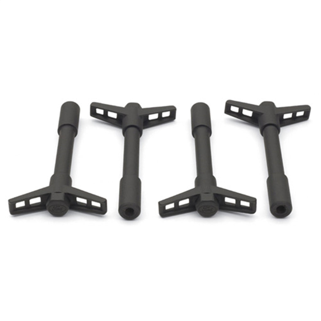 Ford Performance Parts 302-326 Valve Cover Hold Down Wing Nuts: Black Crinkle Finish for Select Ford Mustang