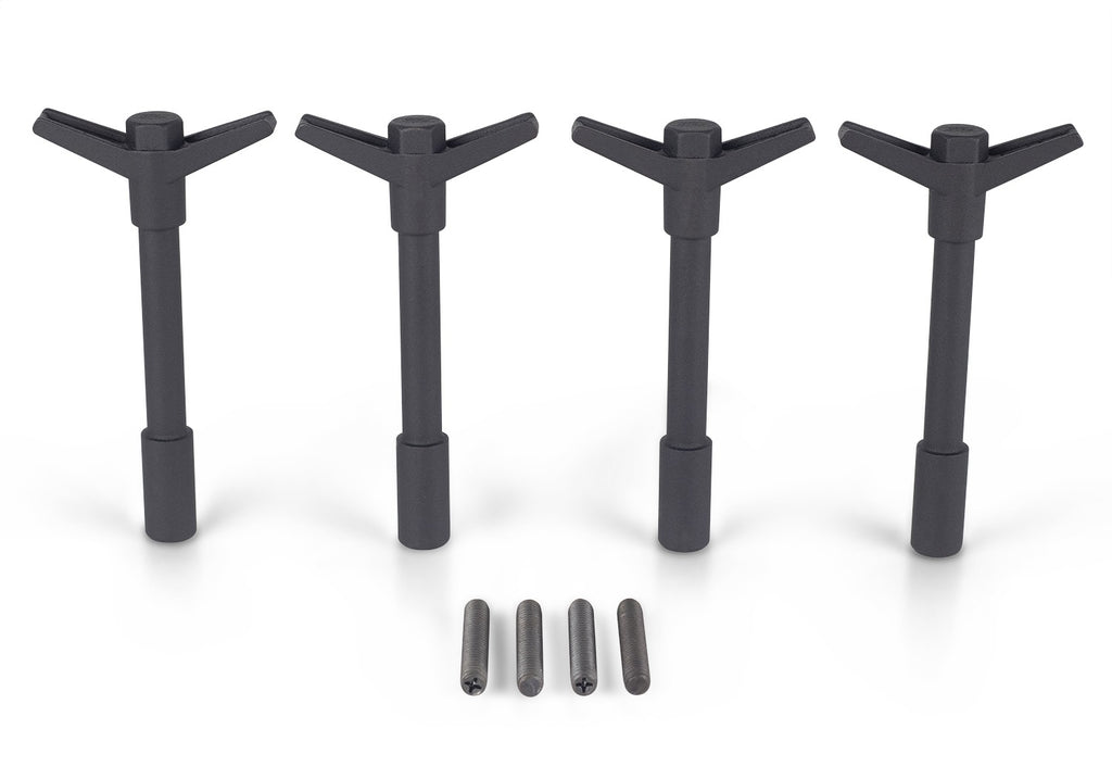 Ford Performance Parts 302-326 Valve Cover Hold Down Wing Nuts: Black Crinkle Finish for Select Ford Mustang