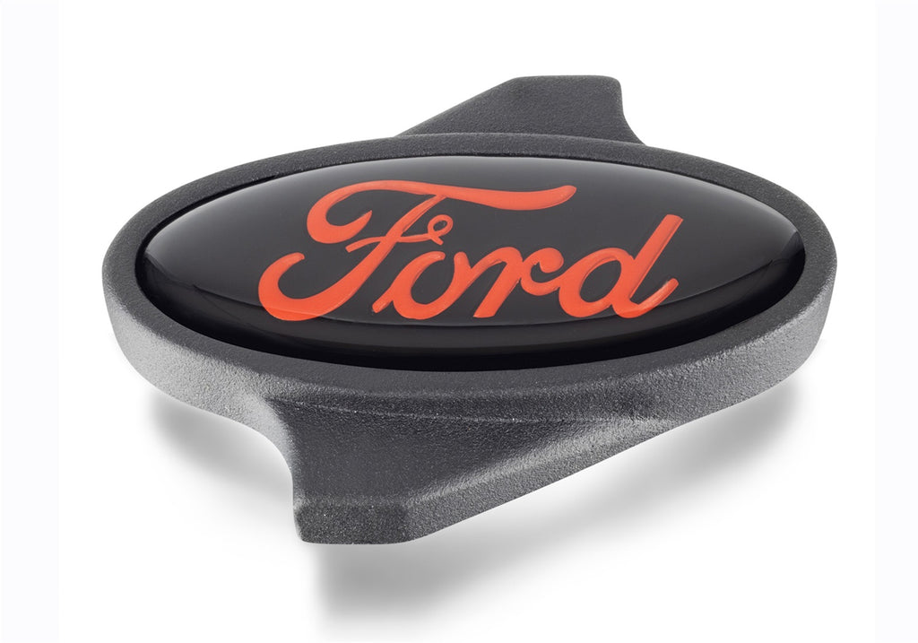 Ford Performance Parts 302-339 Black Finish Air Cleaner Nut: Red Ford Oval Logo for Select Ford Mustang