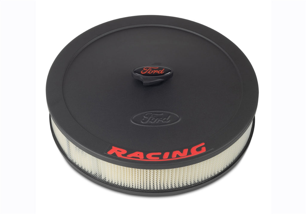 Ford Performance Parts 302-352 Air Cleaner Kit: Black Crinkle Finish, Red Ford Racing Emblem for Select Ford Mustang
