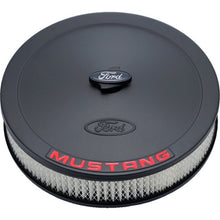 Load image into Gallery viewer, Ford Performance Parts 302-362 Air Cleaner Kit: Black Crinkle Finish, Red Mustang Emblem for Select Ford Mustang