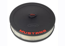 Load image into Gallery viewer, Ford Performance Parts 302-362 Air Cleaner Kit: Black Crinkle Finish, Red Mustang Emblem for Select Ford Mustang