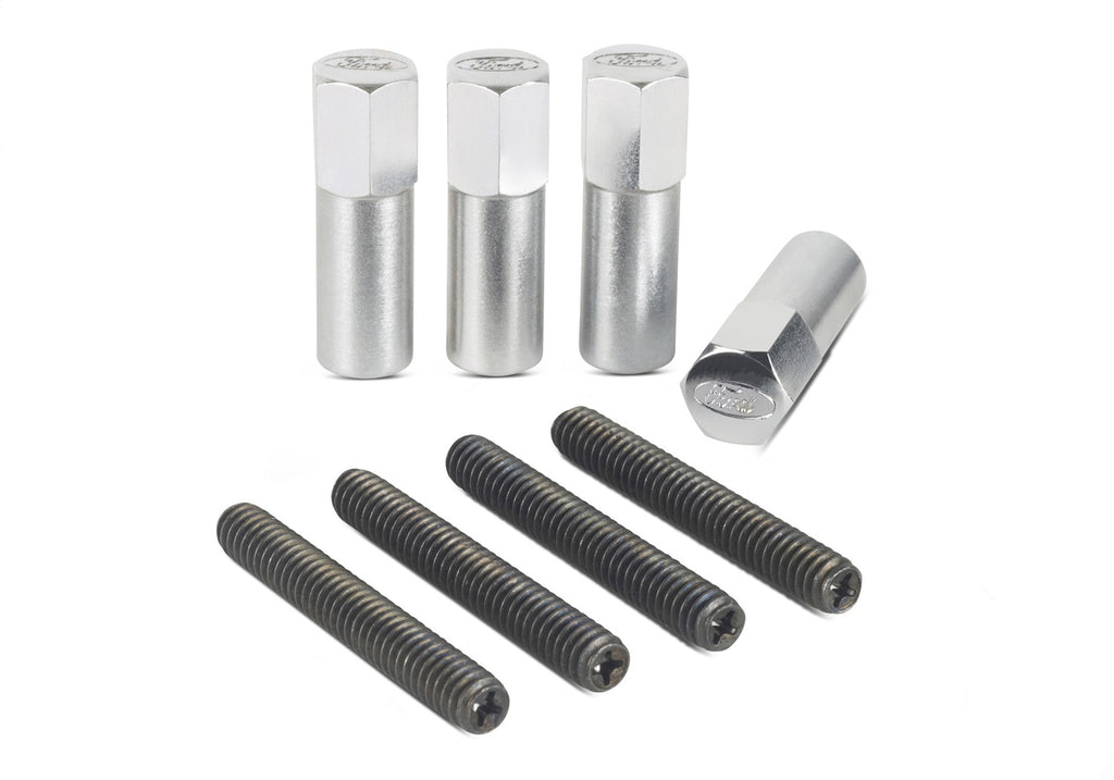 Ford Performance Parts 302-510 Ford Racing Complete Dress Up Kit, Chrome Finish With Black Emblems for Select Ford 300, Ford Bronco, Ford Country Sedan, Ford Country Squire, Ford Custom, Ford Custom 500, Ford E-100 Econoline, Ford E-100 Econoline Club