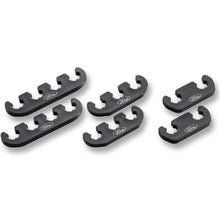 Load image into Gallery viewer, Ford Performance Parts 302-641 Wire Dividers: Ford Logo: Black 4 To 3 To 2 Wire for Select Ford 300, Ford Bronco, Ford Country Sedan, Ford Country Squire, Ford Custom, Ford Custom 500, Ford E-100 Econoline, Ford E-100 Econoline Club Wagon, Ford E-150