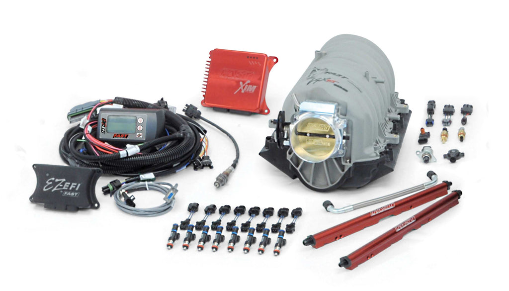 FAST 302003 EZ-EFI Fuel + XIM Ignition + LSXRT Truck Manifold + Big Mouth Throttle Body Kit