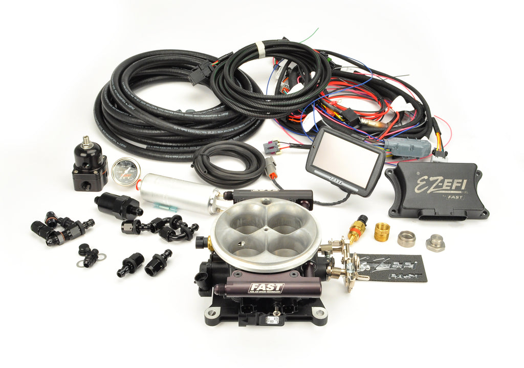FAST 30227-06KIT EZ Fuel Self-Tuning Throttle Body Injection Kit w/ Inline Fuel Pump for Select AC Shelby Cobra, Allard J2X, Allard K3, Allard Monte Carlo, Allard Safari, American Motors AMX, American Motors Ambassador, American Motors American, American